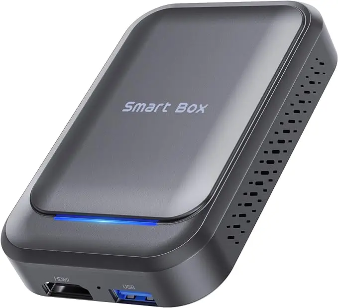 Stable Fast Connection 4+64G GPS HDMI Split Screen Netflix Wireless CarPlay Adapter Android Auto Dongle for iPhone iOS Android