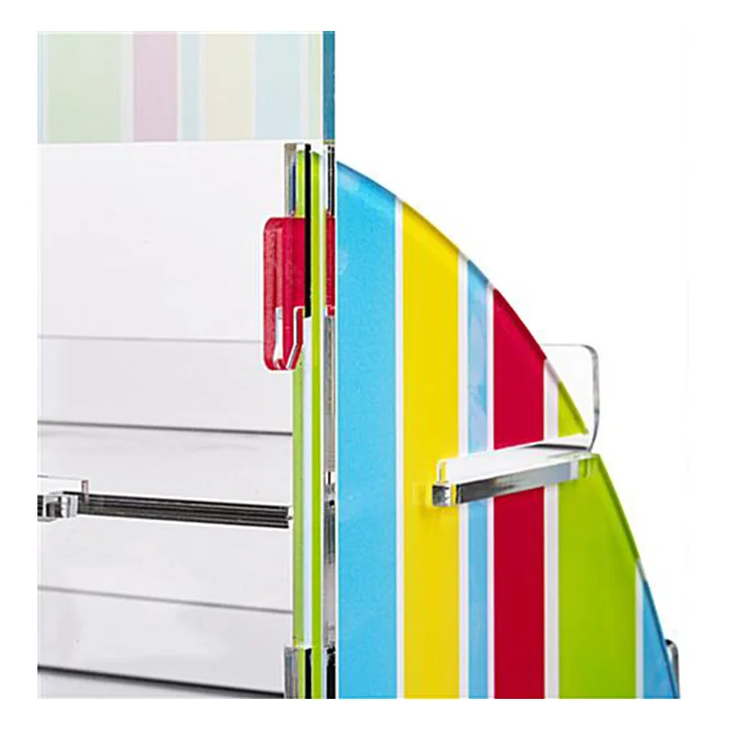 Custom 3 Tiers Clear Countertop Printed Acrylic Display Stand for Wholesale