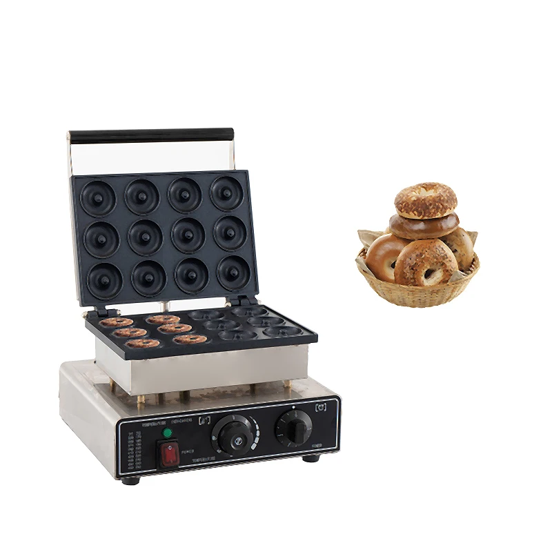 Wholesale Double-Sided Heating Automatic Donut Machine Snack Machines Commercial Doughnut Making Machine