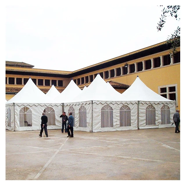 New fashioned  marquee outdoor party Aluminum frame glass wall tent