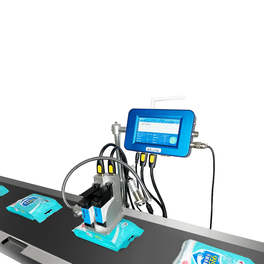 Online High Speed Thermal Inkjet Printer 6inch Industrial Thermal Inkjet Printers Continuous Tij Inkjet Printer For Date