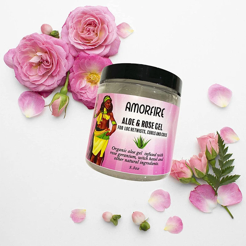 Private Label All Day Lock Extra Hold 4C Hair Styling Twist Loc Edge braid hair gel vendor shine and jam gel 5.3oz
