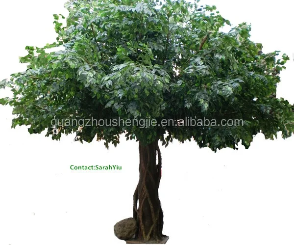 Quality artificial plants and trees/artificial synthetic decorative ficus trees big trunk