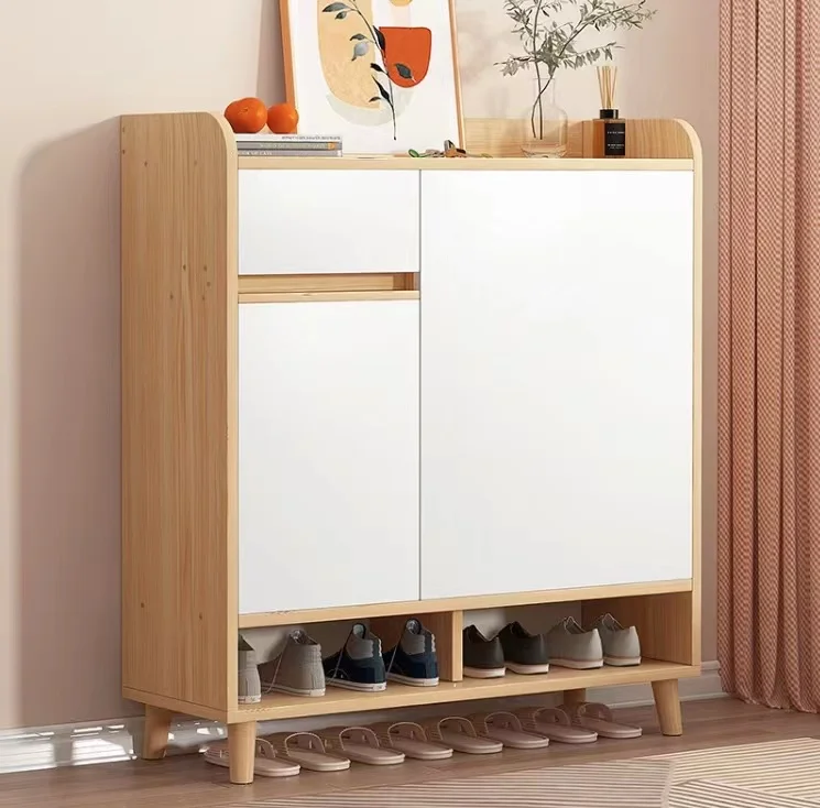 Space Saving Home Simple Shoe Rack Multi-layer Door Storage Shoe Cabinet