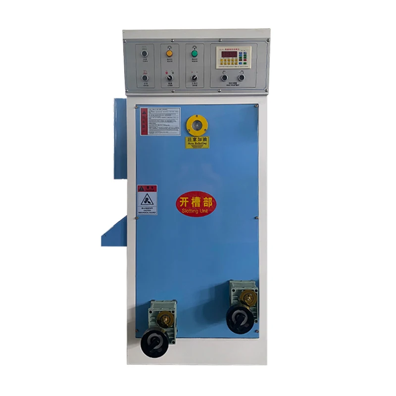 Semiautomatic Carton Chain Feeding Flexo Corrugated Box Two Colours Printing Slotting Rotary Die Cutting Machine