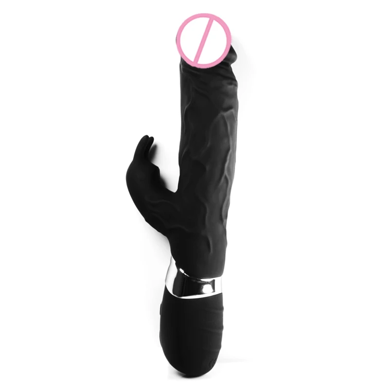 Amazon hot sex toys 7 frequency vibrating huge g-spot rabbit vibrator dildo for women