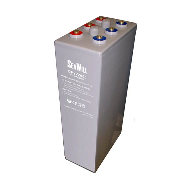 Rechargeable 2v 2500Ah OPzV Tubular Plate Battery