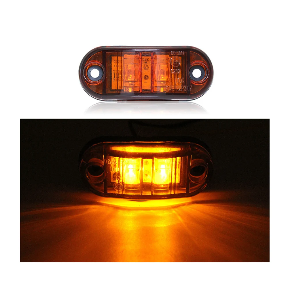 Surface Mount Led Side Fender Marker Lights Sealed Mini Led Side Marker Clearance Lights