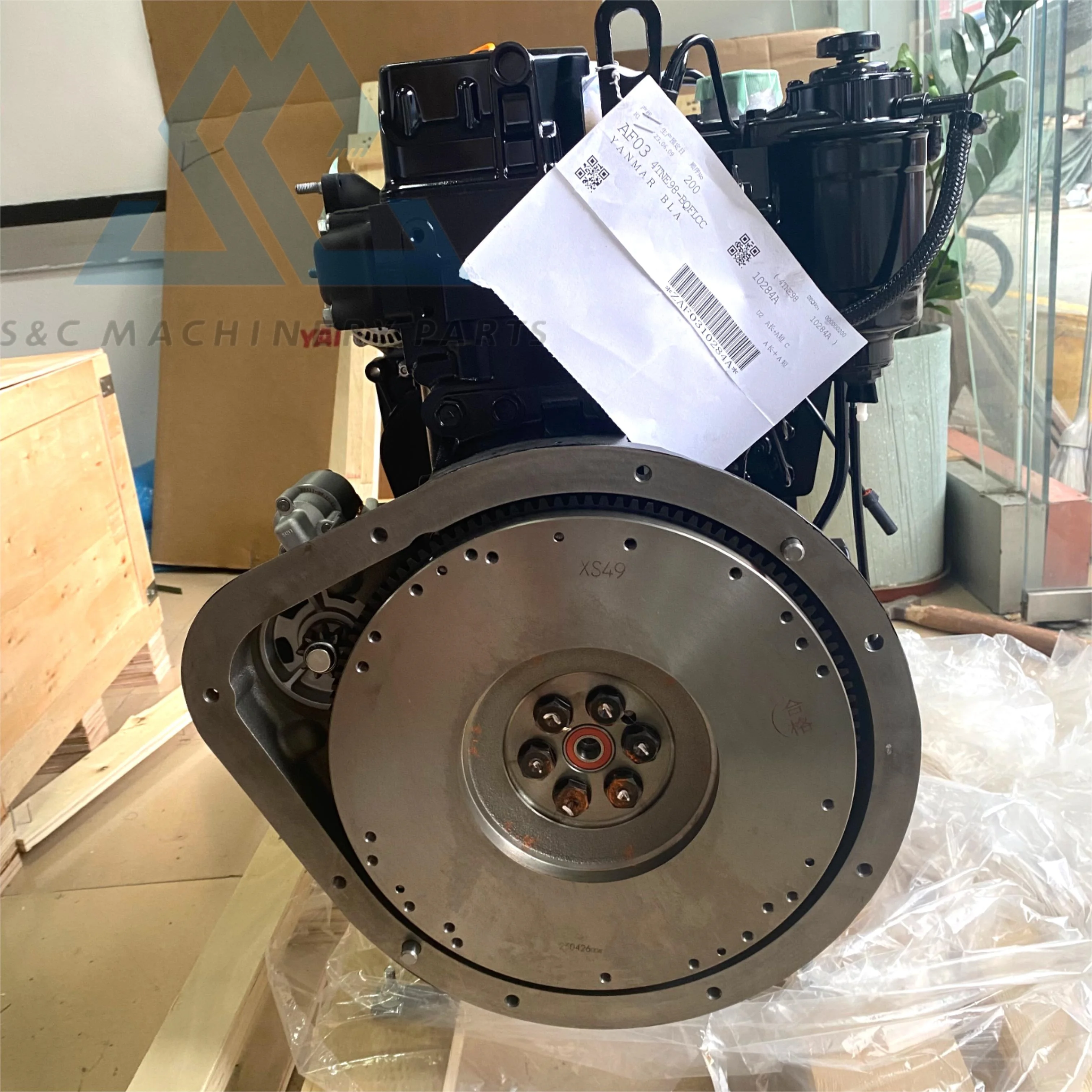 4TNE98 Engine Made By Yanmar 4TNE98 Diesel Engine 4TNE98 Industrial Engine Forklift