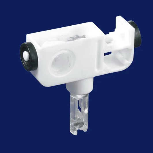 One way window shade curtain track accessories vertical blind carrier runner for vertical blind components blind accessory