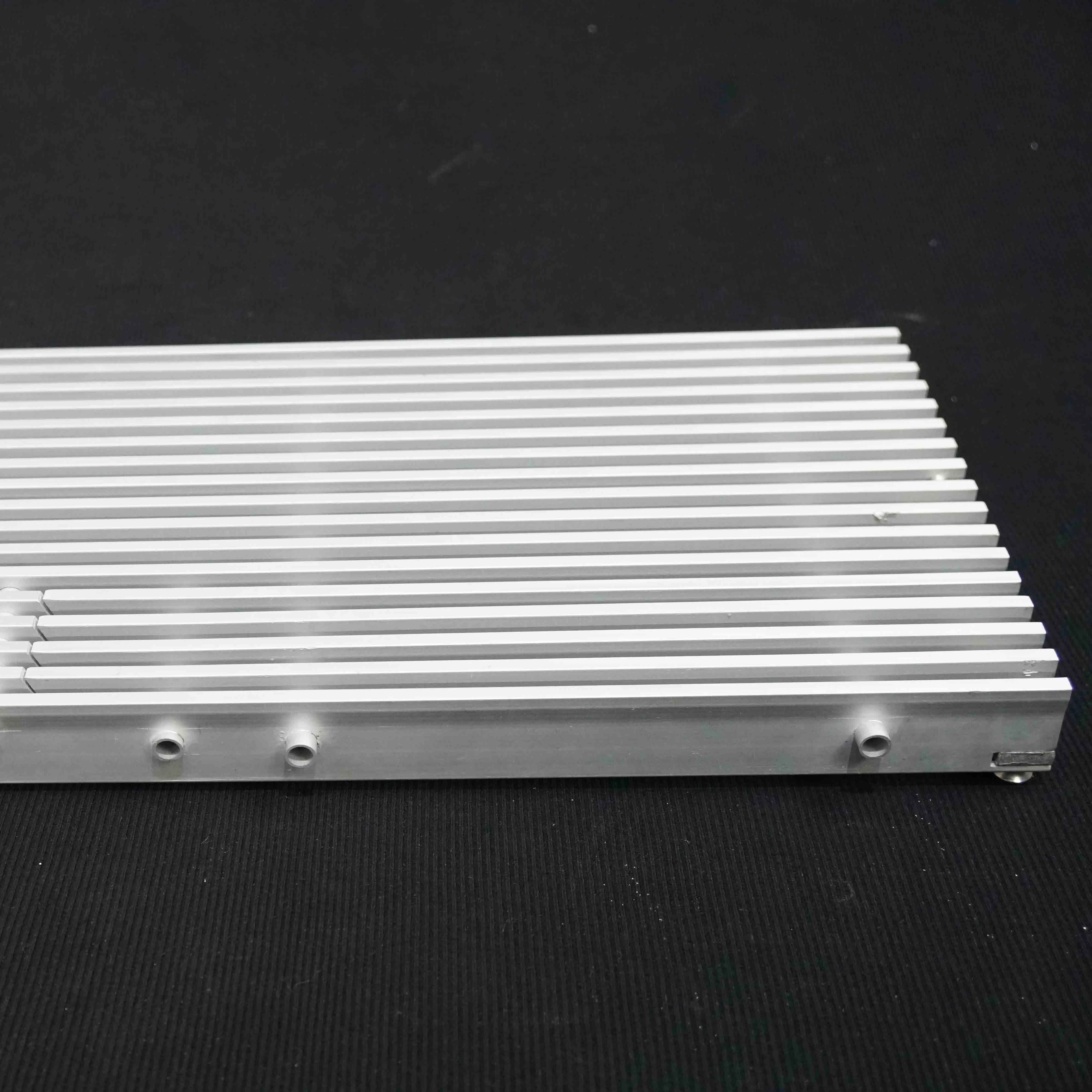 Anodized aluminum floor ducting vent grille for hvac system