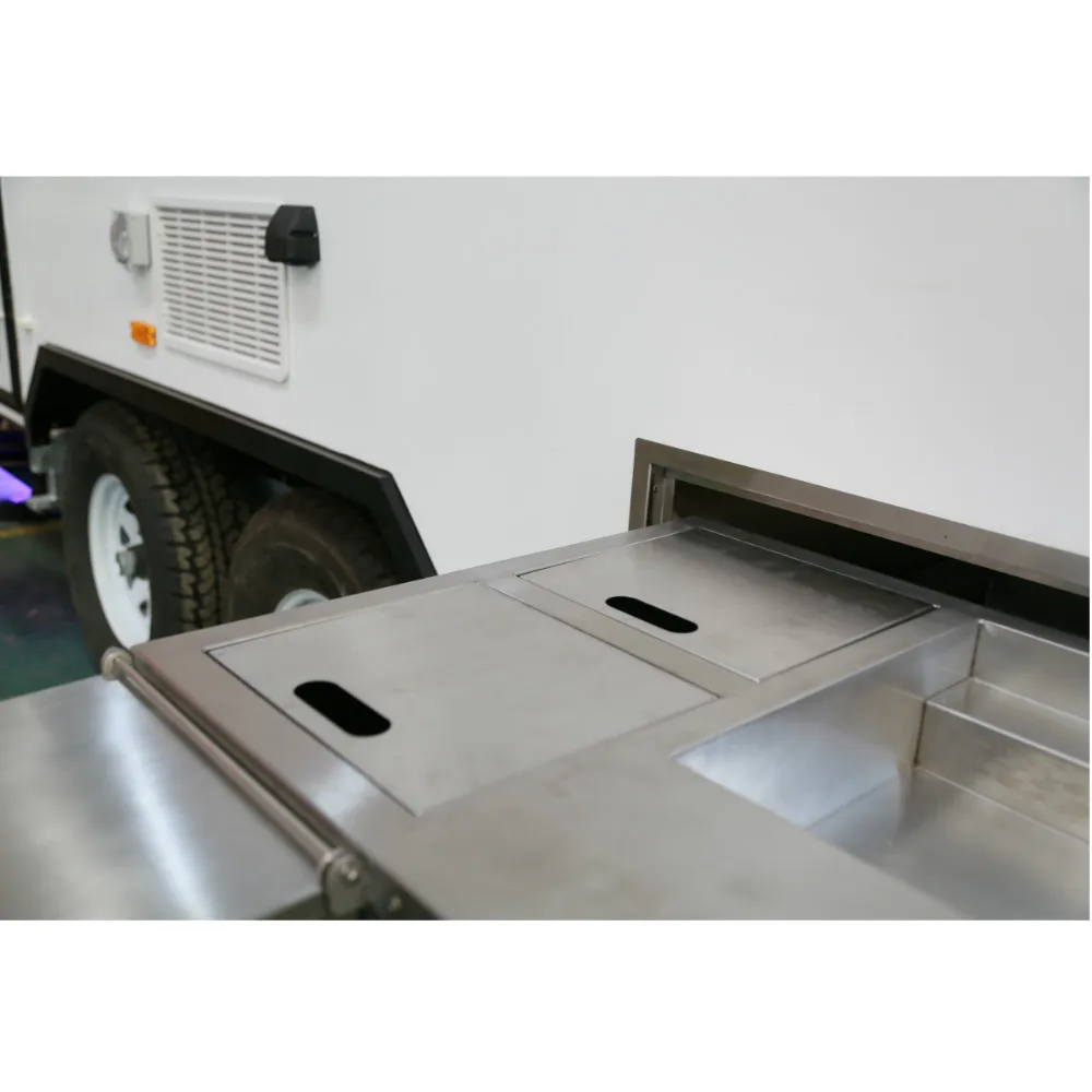 Factory Made Teardrop Camper RV Caravan Slide Out Kitchen