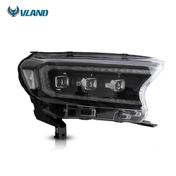 Vland Factory Wholesale Head Light for Ford Ranger (T6) 2016-2021 Car Parts LED Lamp Sequential Accessories Headlights Auto