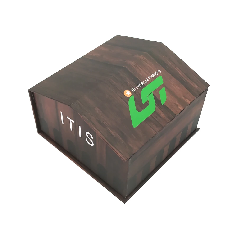 Designs type paper packaging cardboard house shape gift box