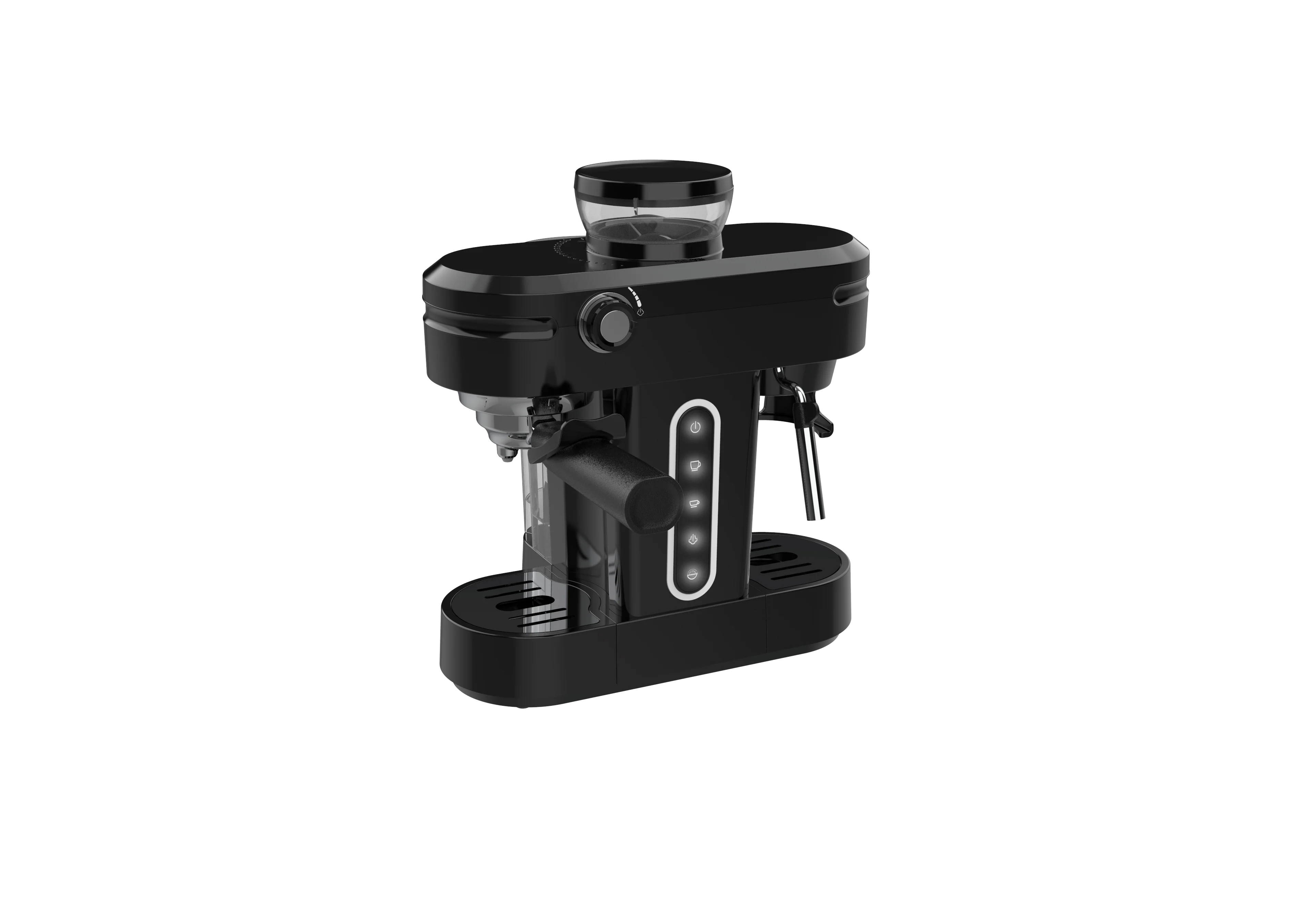 Grinder ODM Cappuccino Machine 2 Year Kitchen Cafe Electric Stainless Steel 2023 Italy Design Espresso Coffee Maker15 Bar 3 in 1