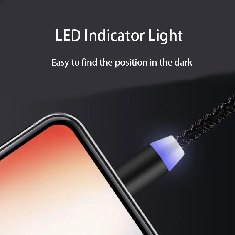  Магнитные кабели для быстрой зарядки micro usb type c lightning три в одном android