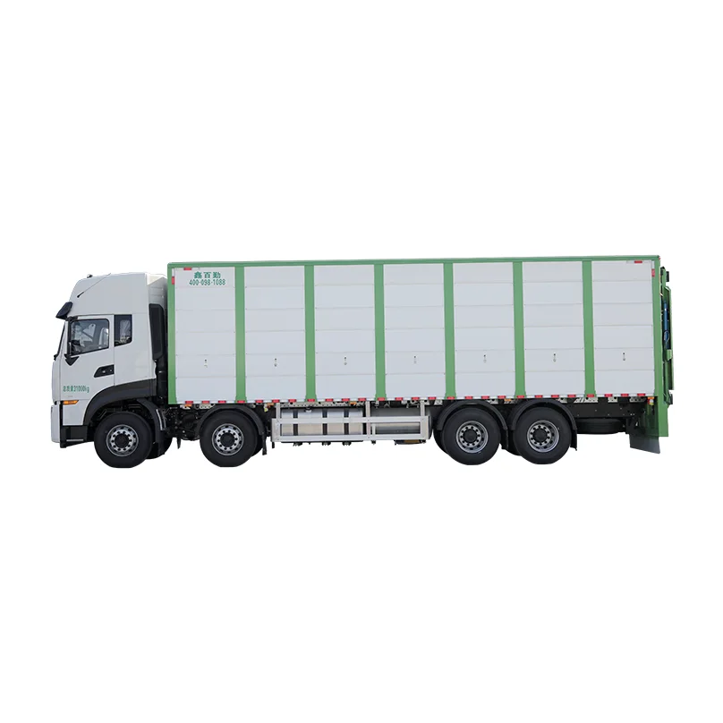 Hot selling good quality 465 horsepower 9.6m 8 x 4 animal live pig transporter truck