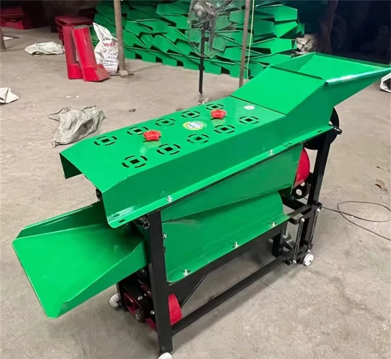 Agricultural Husk Cutter Animal Feed Silage Mixed Grass Gasoline Engine Motor Dual Purpose Mini