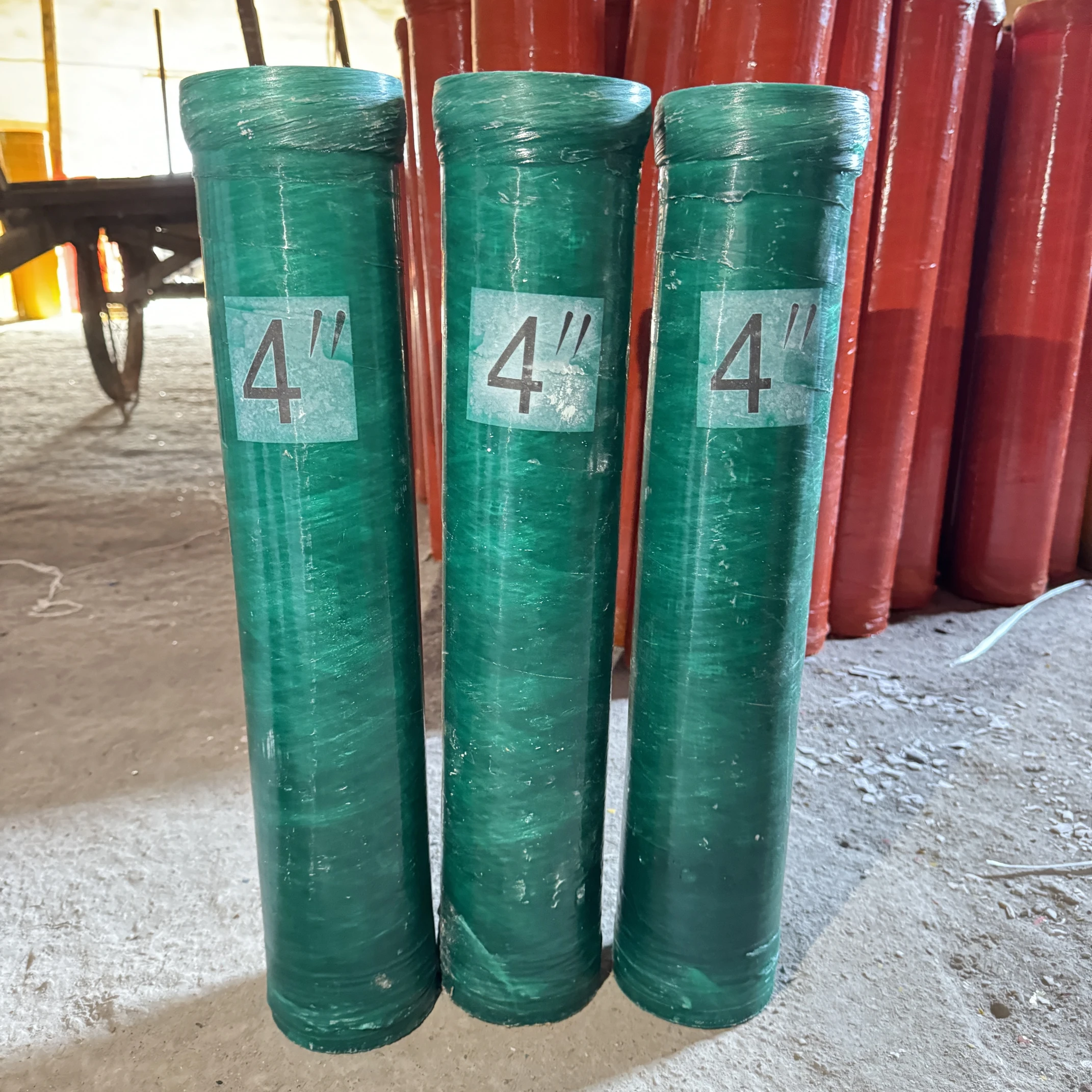 hot sale fiberglass firework cake or display shell fireworks 4 inches mortar tubes for Parties