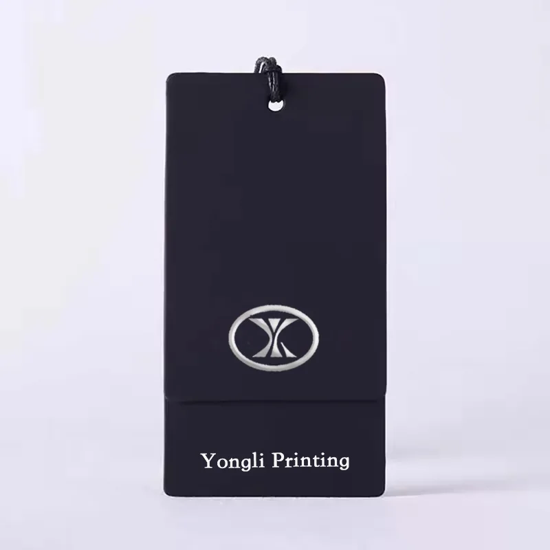 Wholesale Price Apparel Hang Tags Label Garment Cloth Print Brand Logo Clothing Hang Tags Swing Tags For Clothes