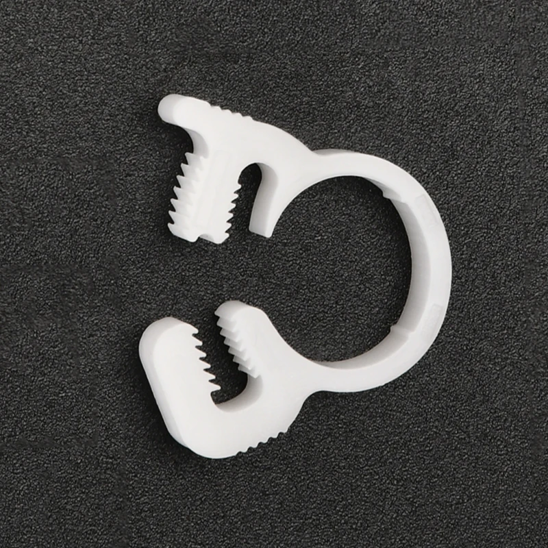 RUNZE POM Hose Clamp Plastic Hose Clip Strong Fixer Autoclavable