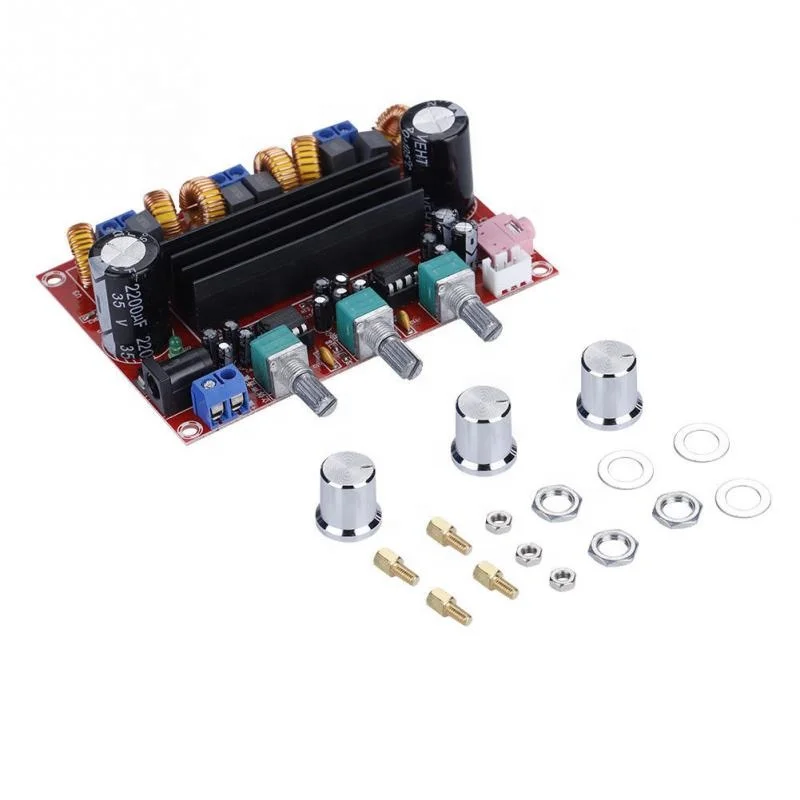 XH-M139 2.1 Amplifier Board Channel Digital Subwoofer Amplificateur de Puissance DC12V-24V 2*50W+100W Chip TPA3116D2