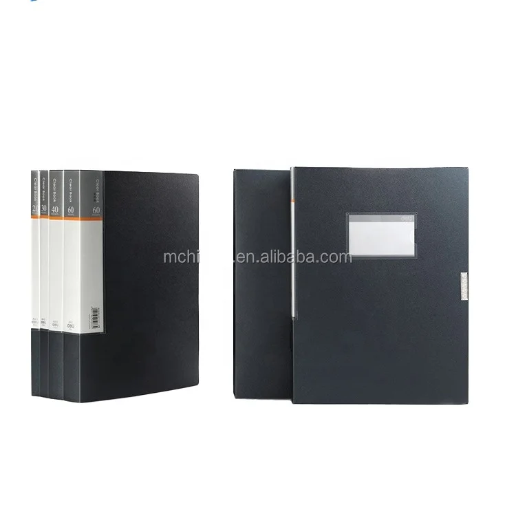 File Folder Can Be Customized Decorative Cover Appearance Plastic Display with Stationery