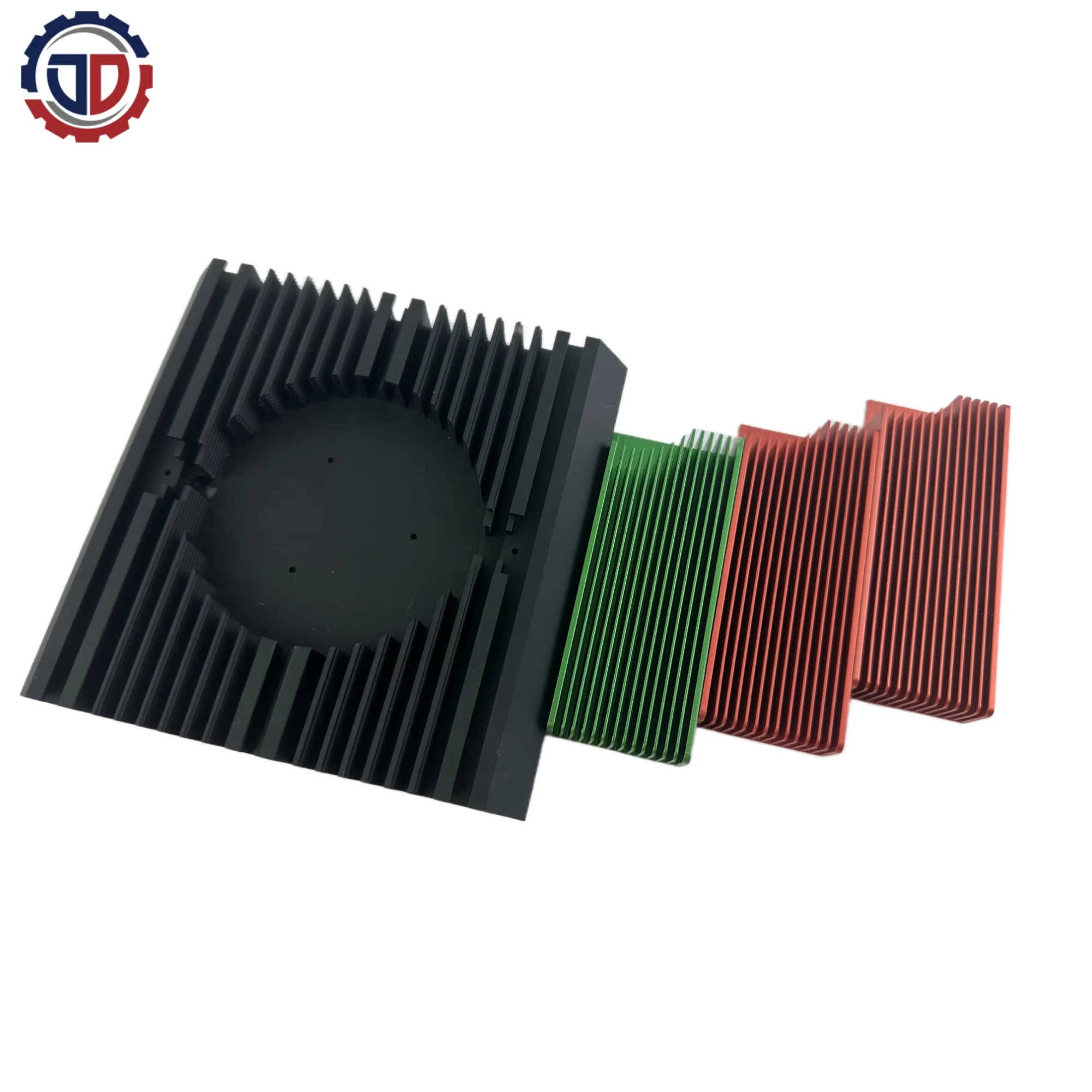 Custom Heat Sink Aluminum Heatsink Anodizing Rectangle Aluminum Pin Fin Led Bar Heatsink