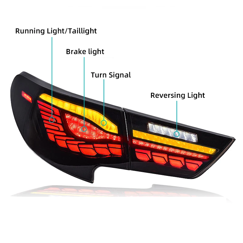Landnovo  body parts upgrade car new design led taillight For Toyota Mark X / Reiz LED Tail Lamp 2010-2017