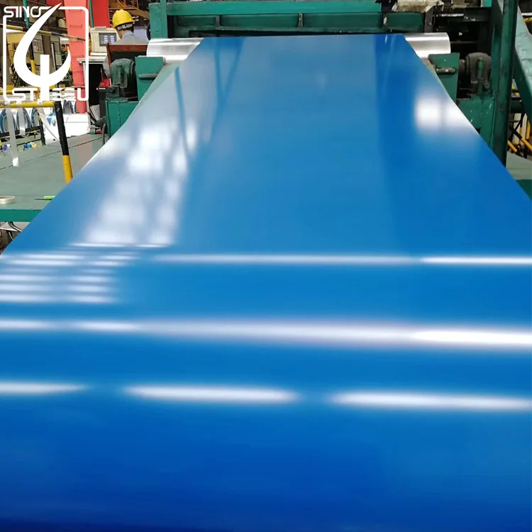 PVDF Paint Ral Color 9002 Zinc and Color Coated Steel Coil PPGI color coated steel coil