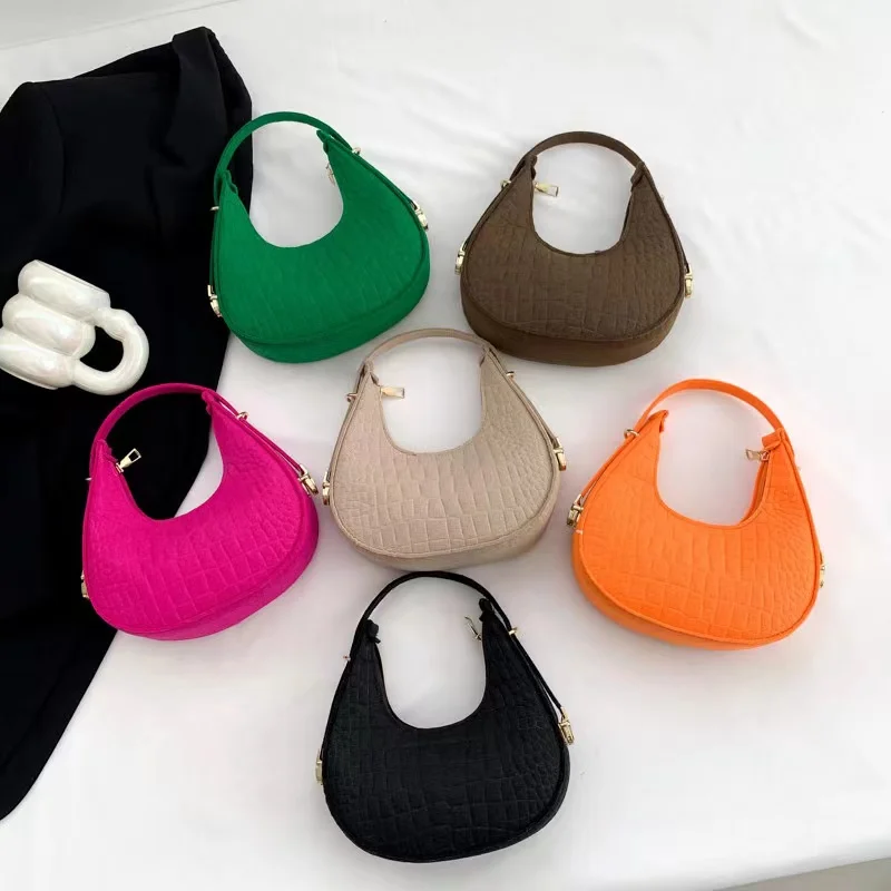 2024 new women bags luxury silver handbags for women quality bag with wide chian creative handbag