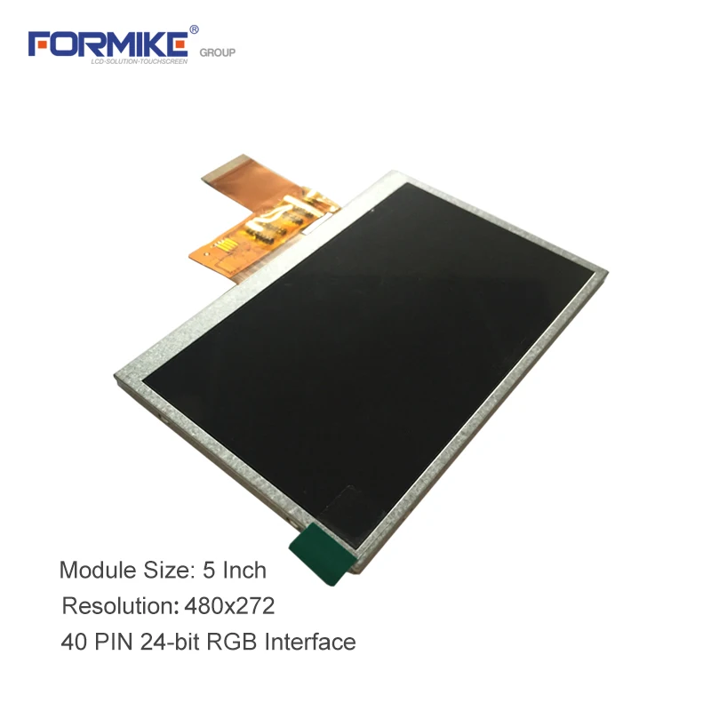 5-дюймовый ЖК-панель 40 штифтов LCD сенсорный экран TFT дисплей с 480x272 Точек