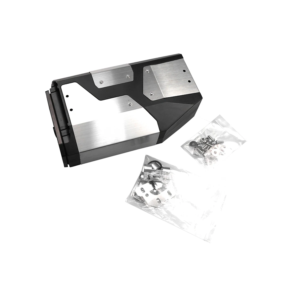 Universal Motorcycle Tail Box Tool Kit  For All Models Moto Scooter Aluminum Rear Case Waterproof Collision Resistance Trunk