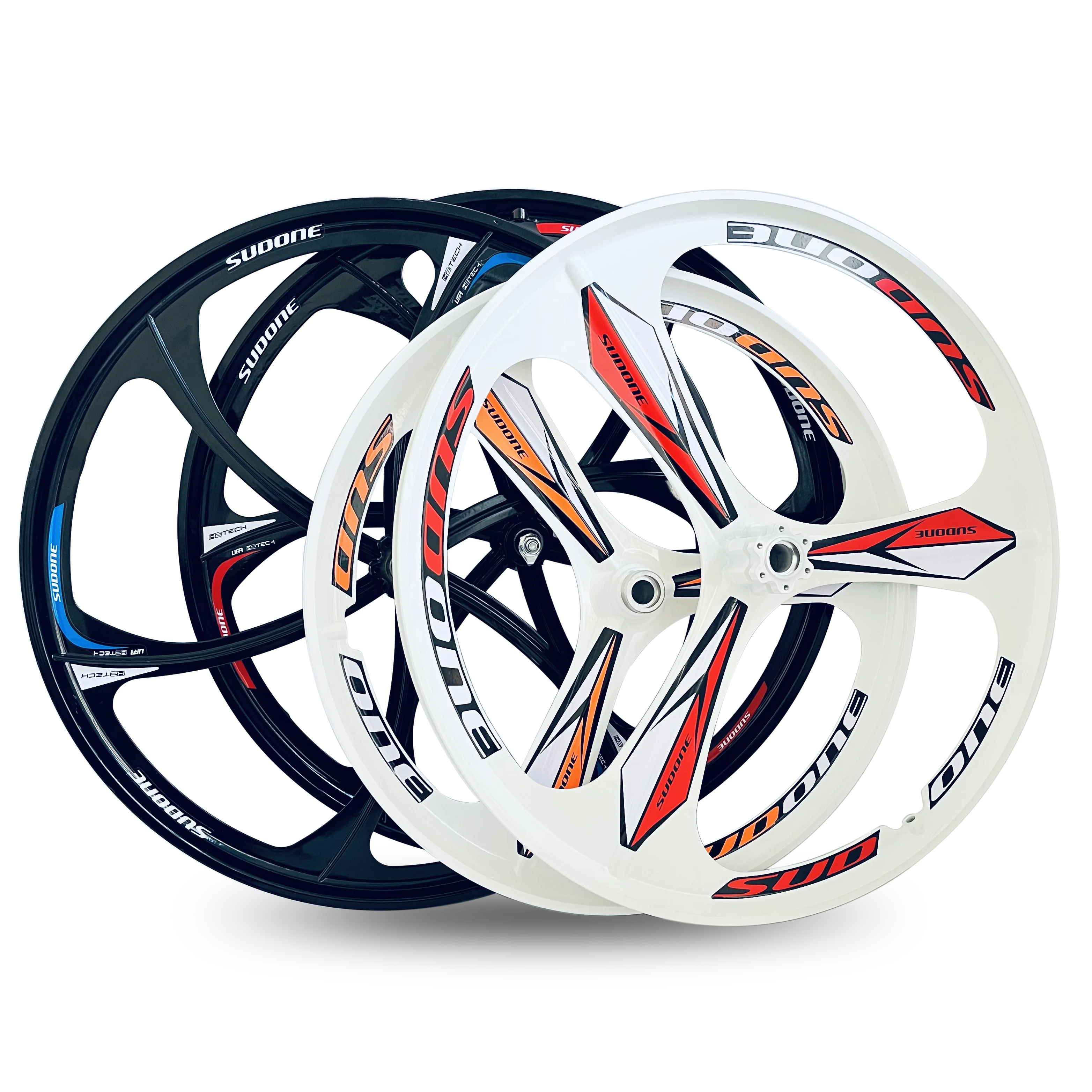 5 spokes light weight magnesium alloy folding bicycle wheel rim
