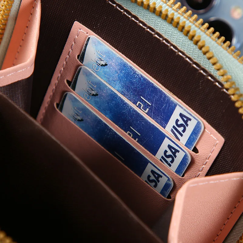 New Arrival Touch Screen Cell Phone case Purse Small Crossbody Lady Handbags PU Leather Women Shoulder Purse Wallet for Phones