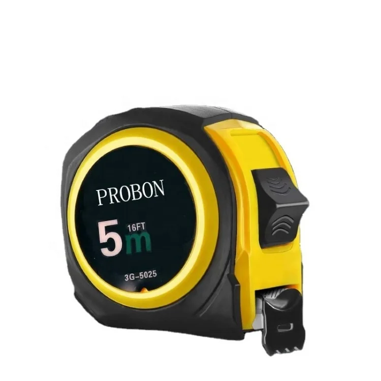 Factory price measuring tape 5m retractable metric imperial tape measure steel tape measure