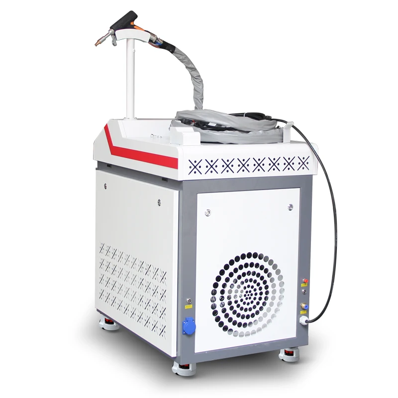 RAYCUS 1500w laser welding machine for welding, cutting, cleaning and rust removing with 4 in 1 21T laser head