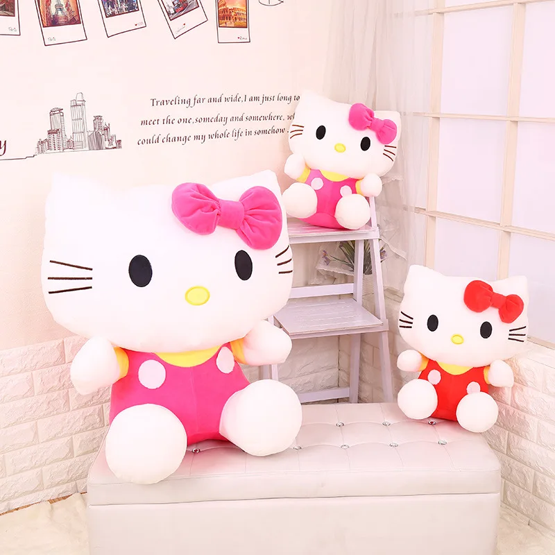 Low moq hello kitty plush toy sourcing agent plush toy pink color easter stuffers