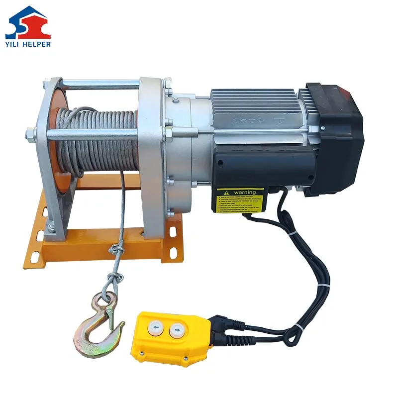 220v Mini Motor Lift Electric Powered High Speed Winch