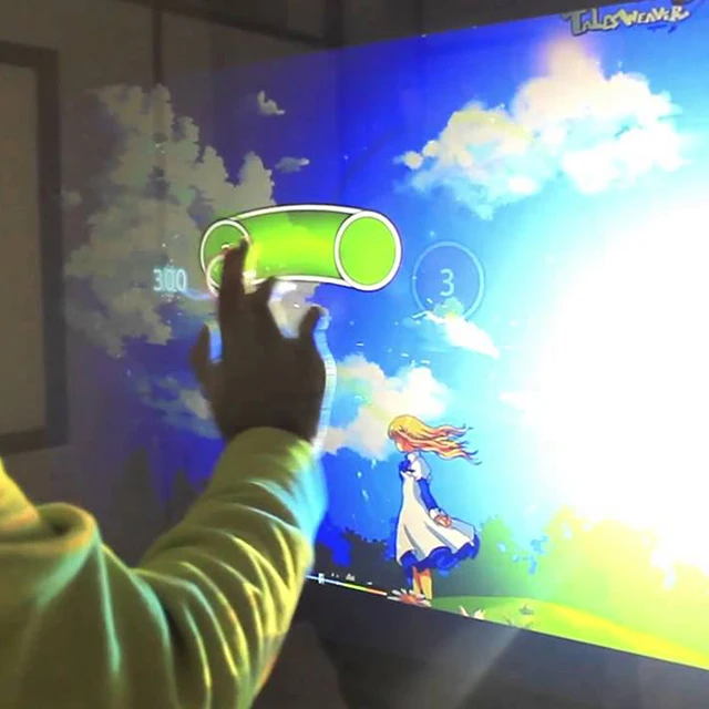 Best cheap holographic 3d projection screen multi touch foil