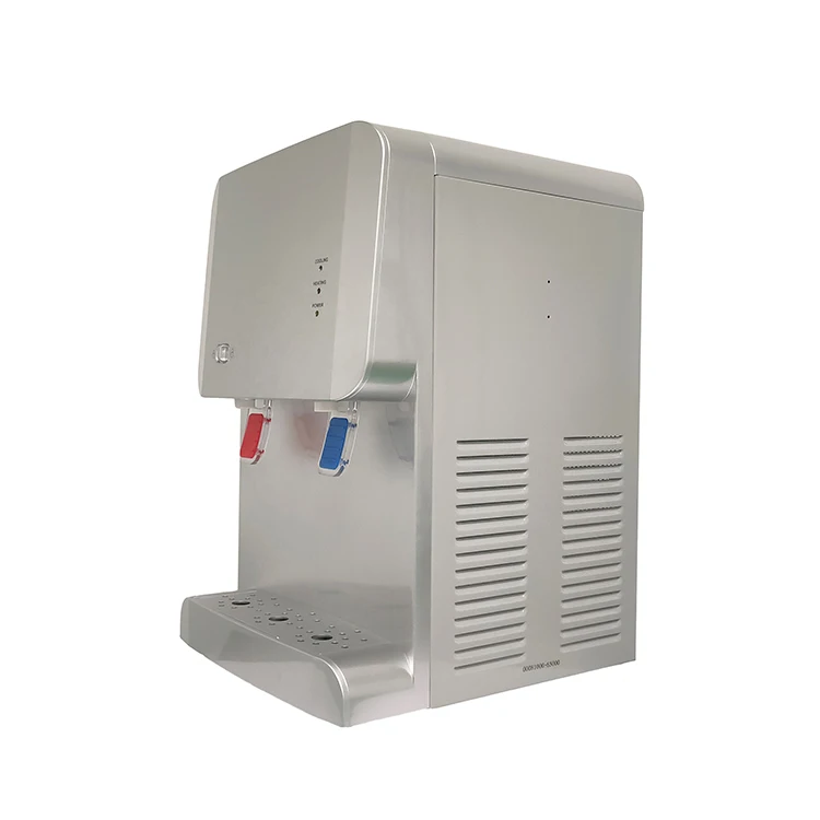 ODM Domestic counter top small home pure water purification filter purifier mini water osmosis dispenser with hot cold taps