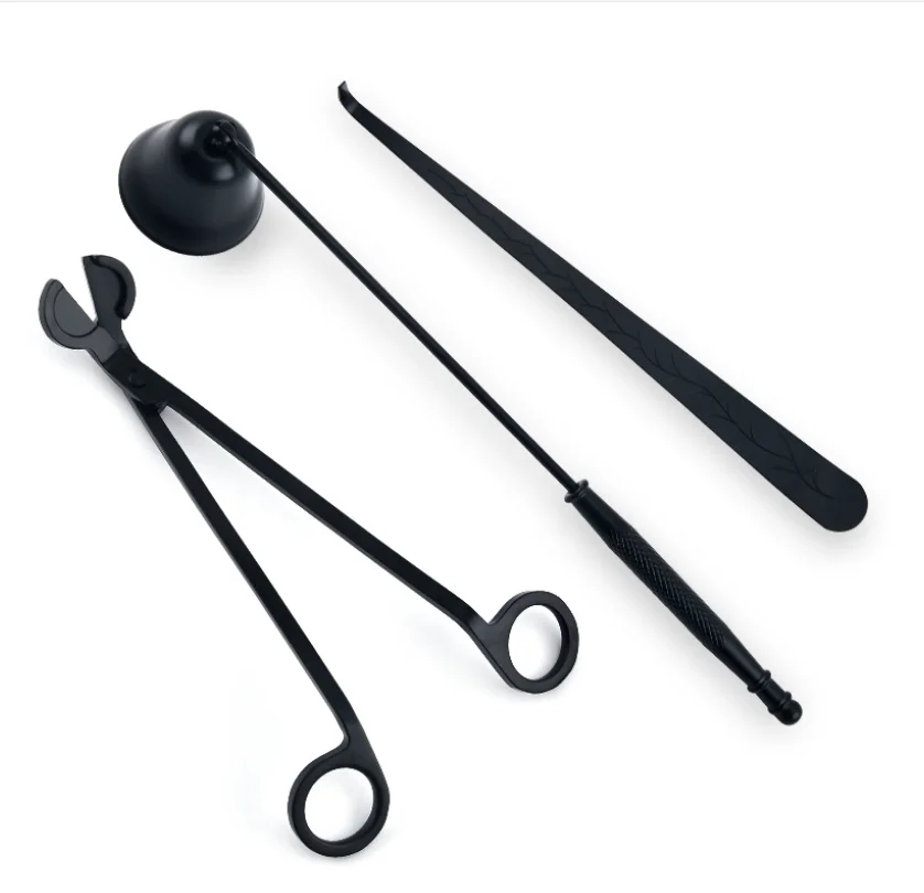 HYSTIC  Candle cutter Wholesale  Multi-color Wick Trimmer  Snuffer Candle Accessories candle Scissors Set