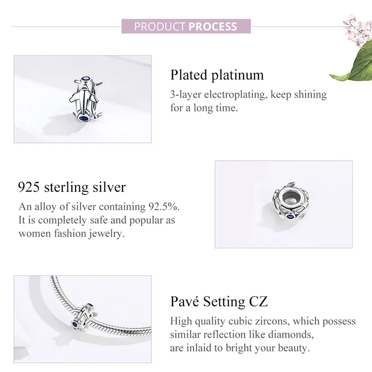 Factory Jet Plane Spacer Stopper with Silicone 925 Sterling Silver Travel Journey Charm for Women European Bracelet SCC1235