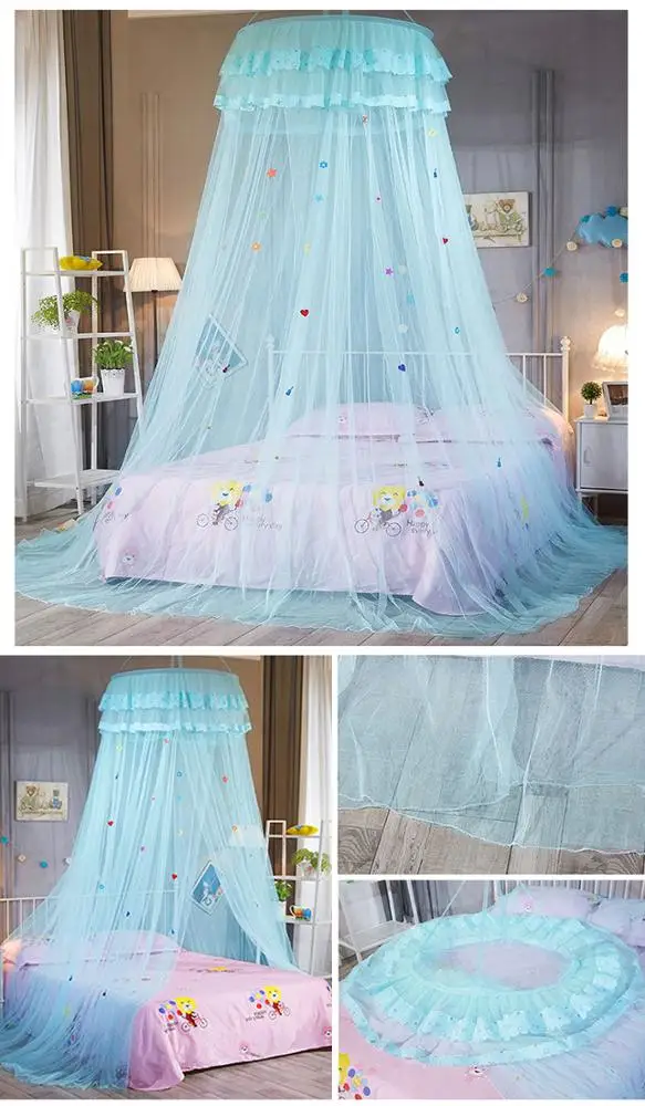 Twinkle star kids princess baby beautiful canopy portable mosquito net