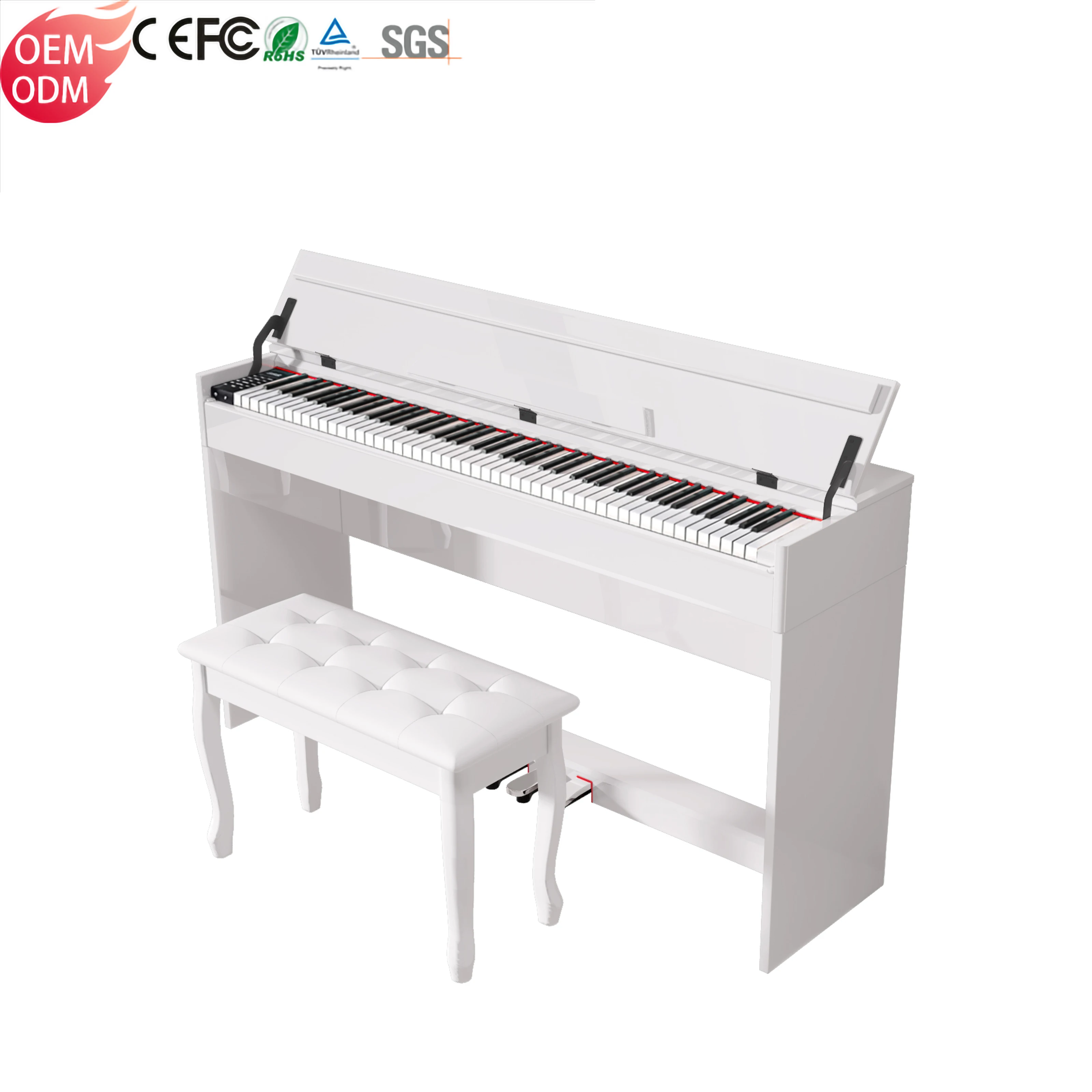 Piano Keyboard Digital Piano 88 Weighted Keys MIDI Controller Keyboard Digital Piano