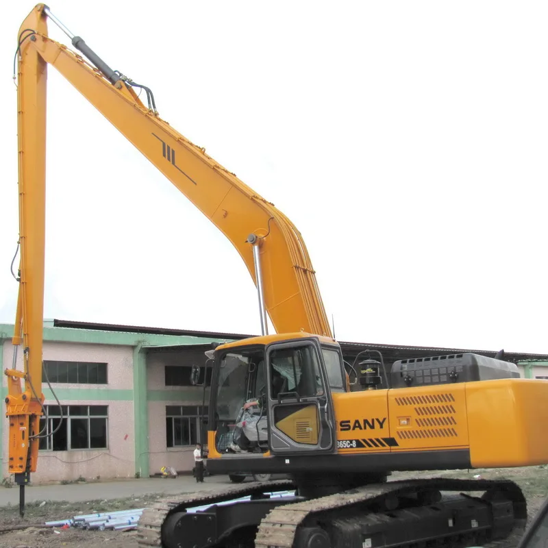 Hot promotion extension excavator long reach boom and arm for Construction machinery parts