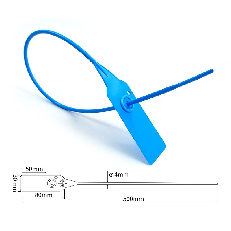 High quality best price long disposable bar code plastic security seal for ballot box