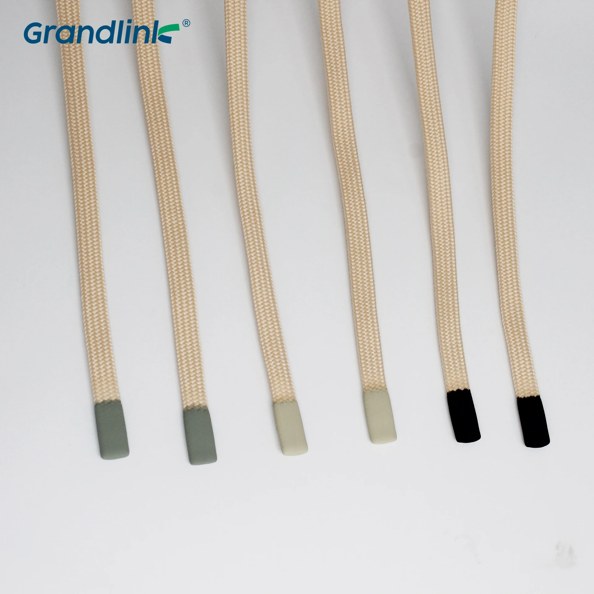 Good Quality Eco-friendly Material Rope Drawstring Cord Silicone Rubber Tip Sustainable Design Drawcord