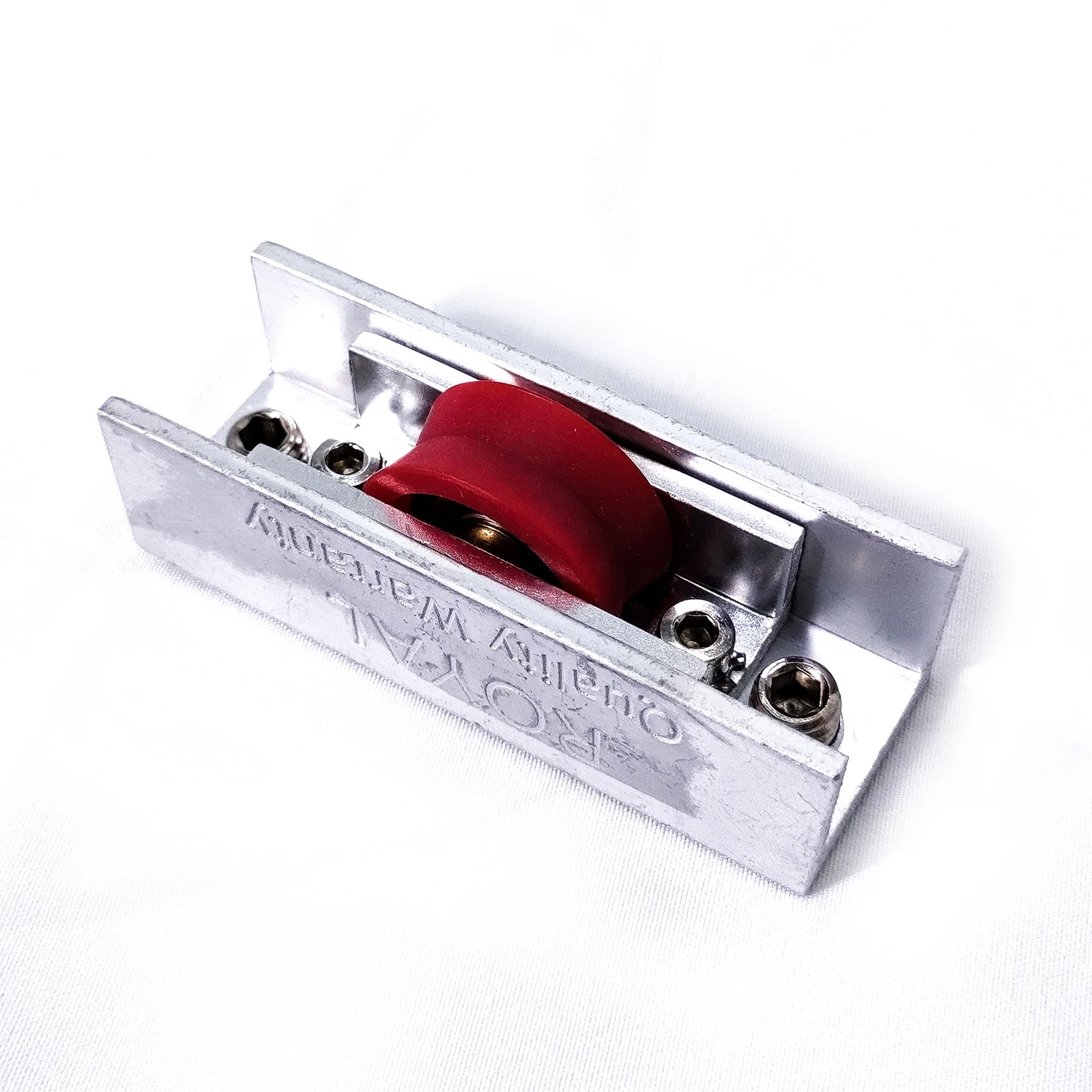 Door Window Accessories Single Nylon Pulley Aluminum Glass Sliding Door Rollers