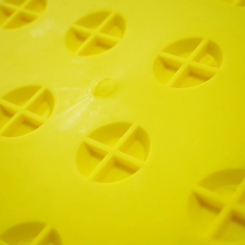 standard PVC 300x300 mm Rubber Floor Mat Tactile Paving Indicator Tiles